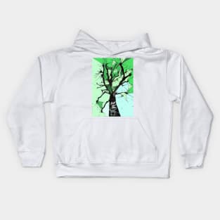 Cubist Tree Kids Hoodie